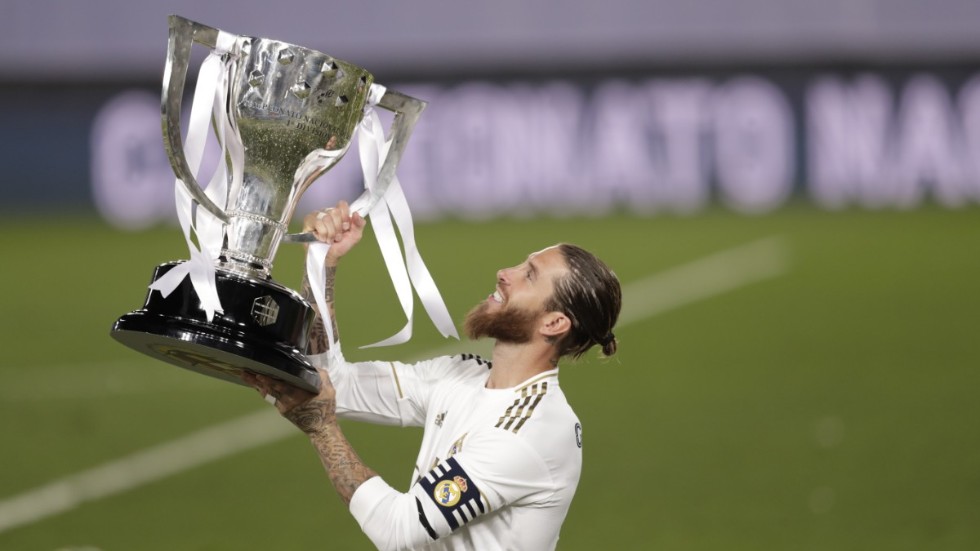 Real Madrids lagkapten Sergio Ramos fick lyfta mästarbucklan i Spanien förra månaden. Blir det nytt segerfirande i Champions League?