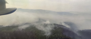 Rök från skogsbränder över sibiriska städer