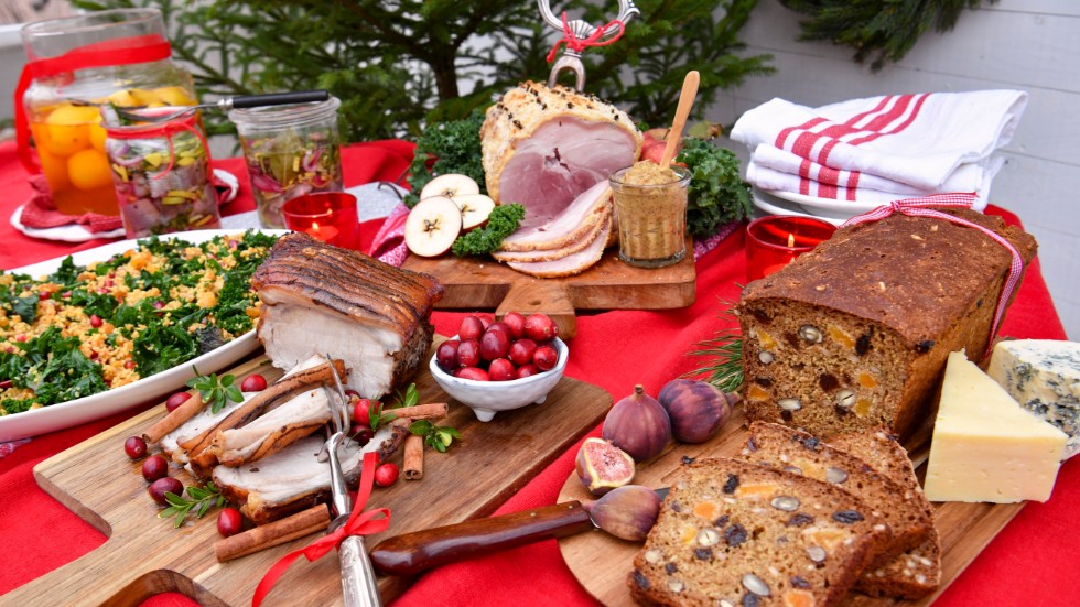 Varma rätter är att rekommendera när julmaten serveras utomhus. Arkivbild.