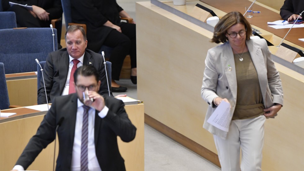 Jimmie Åkesson (SD) fick det hett om öronen i förra veckans partiledardebatt.