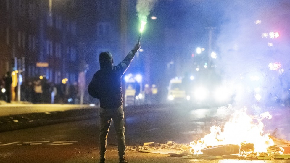 I Malmö ledde koranbränningen som drevs fram av den danska högerextrema politikern Rasmus Paludan till våldsamma upplopp. Arkivbild.
