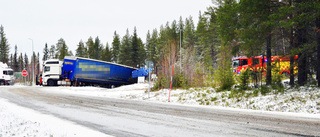 Första snön ställde till det i trafiken – Norran rapporterade live