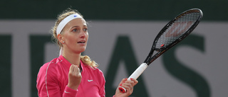 Känslosam Kvitova till kvartsfinal