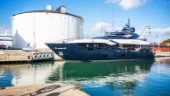 Bilder: Mångmiljonärens båt lade till i Visby hamn