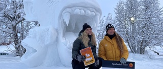 Skrämmande snöfestival med många uttryck