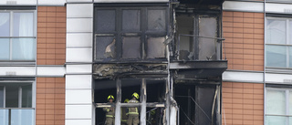 Brand i bostadshus i London – över 40 vårdas