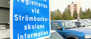 Nytt p-system på Strömbackaskolan – så funkar det: "Vi hoppas kunna frigöra platser"