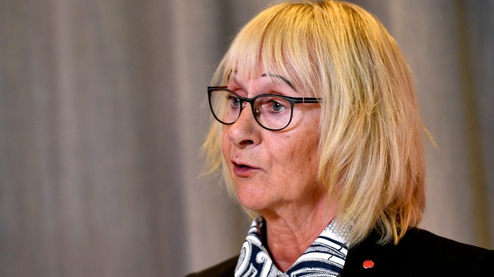 Civilminister Lena Micko (S) presenterade tillsammans med biträdande finansminister Åsa Lindhagen (MP) förslaget om skärpta hållbarhetskrav vid offentlig upphandling. Arkivbild.