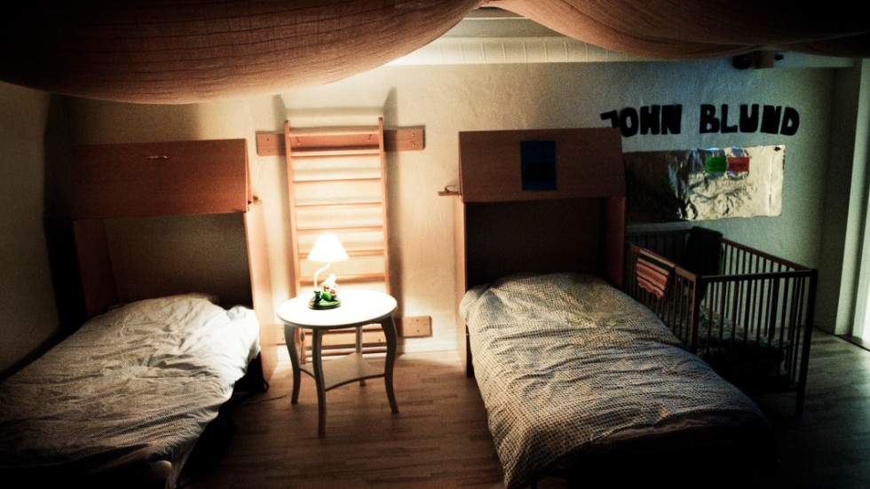 Nattis, barnomsorg där barnen sover över. Bilden är från Södertälje.
