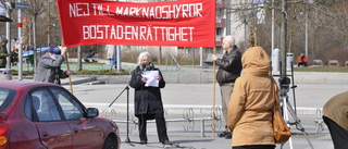 Flera protester mot marknadshyror i Uppsala