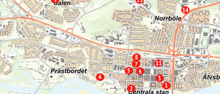 Så planeras byggandet i Centrum, Norrböle och Sjungande Dalen