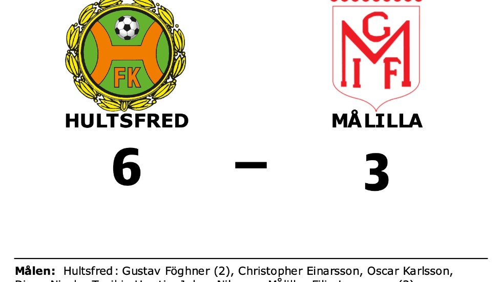 Hultsfreds FK vann mot Målilla GoIF