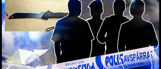 Ska ha kidnappats och skurits i ansiktet med machete – fyra män åtalas