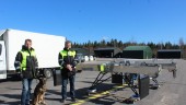 Unik drönare testas på Västerviks flygplats