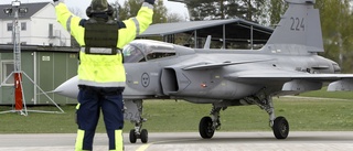 Flygvapnet övar med Visby som bas