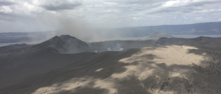 Varningsnivån höjs för frustande vulkan