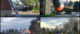 Stora skador efter branden på Furuparksskolan