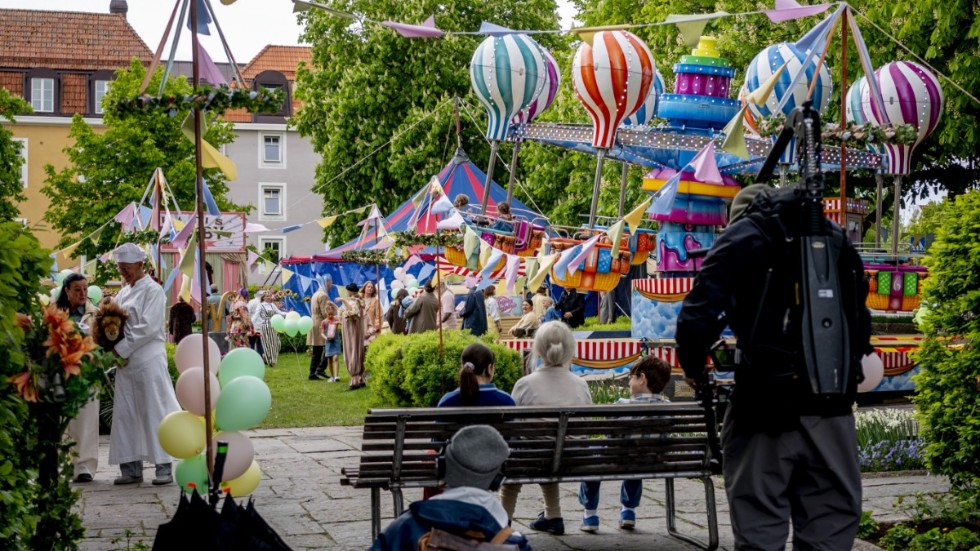 Den festliga Vallebydagen är med i "Skorpionens gåta", som spelas in i Alingsås.