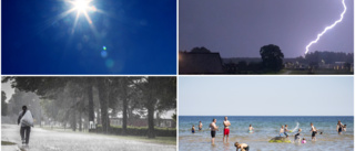 Växlande väder under veckan – "Då är det bäst chans för stranden"