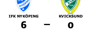 Tung förlust när Kvicksund krossades av IFK Nyköping