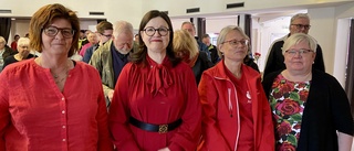 Stor uppslutning när ministern kom till Vingåker på första maj: "Extra roligt"