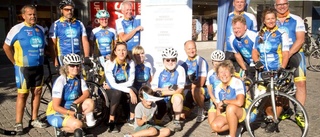 Gotlänningar cyklar 75 mil för välgörenhet