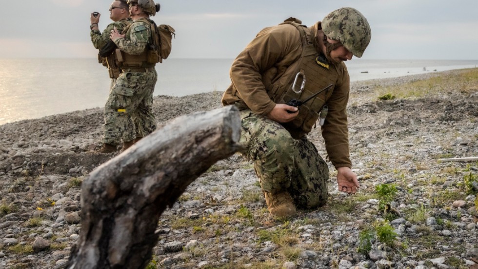 För många av de amerikanska soldaterna är det första gången som man nu får delta i en försvarsövning utanför USA:s gränser.