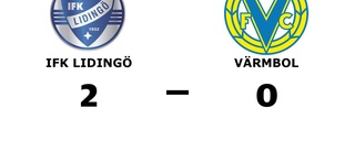 Värmbol förlorade borta mot IFK Lidingö