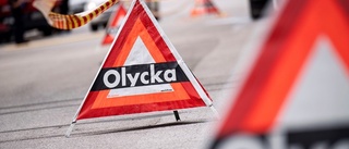 Trafikolycka: Två bilar i krock strax utanför Visby