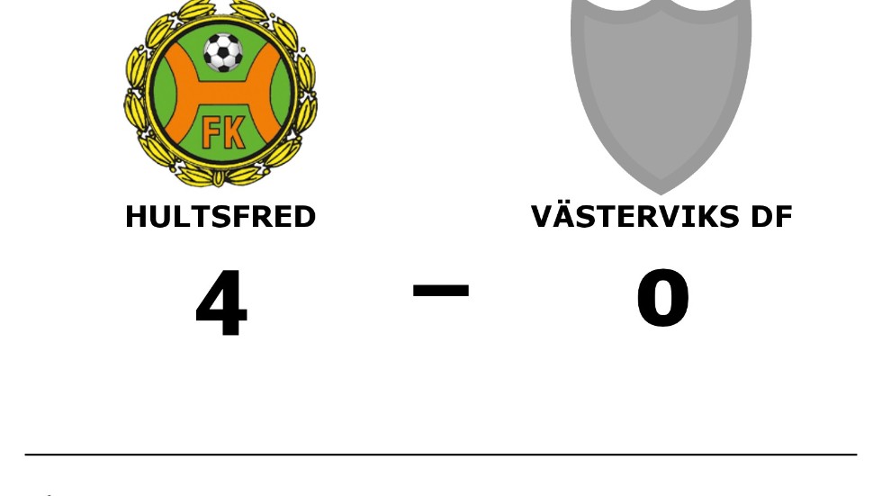 Hultsfreds FK vann mot Västerviks IF B