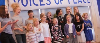 Gotländska och ryska barn sjunger tillsammans