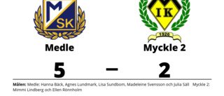 Medle tog rättvis seger mot Myckle 2