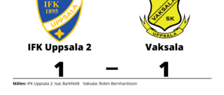 Vaksala kryssade borta mot IFK Uppsala 2