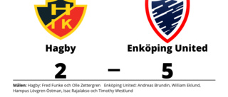 Klar seger för Enköping United mot Hagby på Hagby IP