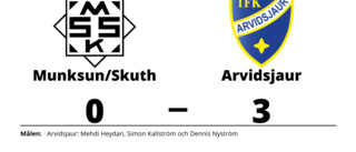 Arvidsjaur tog kommandot från start mot Munksun/Skuth