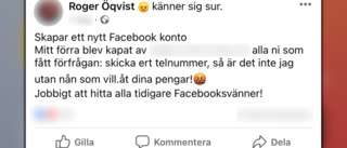 Rogers konto på Facebook kapades – nu vill han varna andra