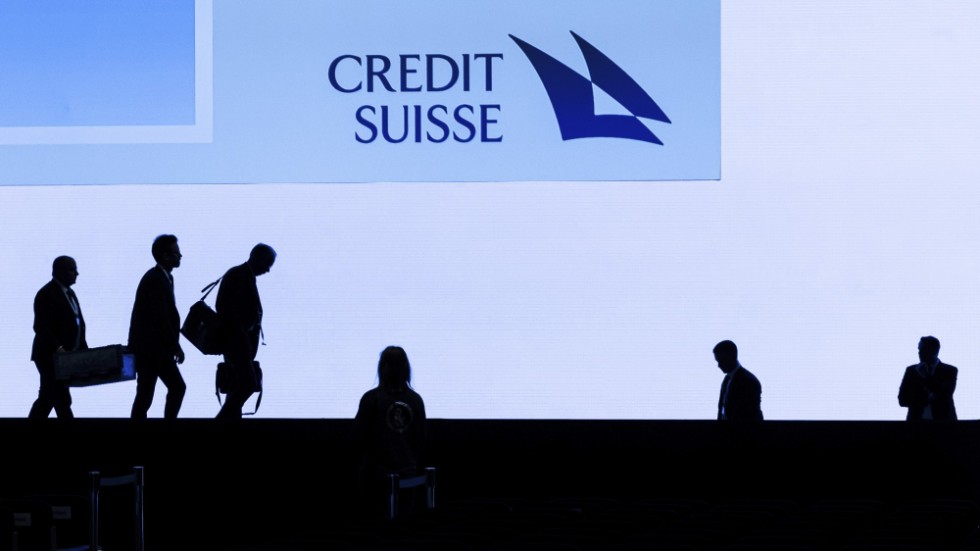 Credit Suisse rapporterar kraftiga nettoutflöden. Arkivbild.