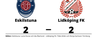 Eskilstuna i ledning i halvtid - men tappade segern mot Lidköping FK