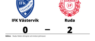 Förlust för IFK Västervik i seriefinalen mot Ruda