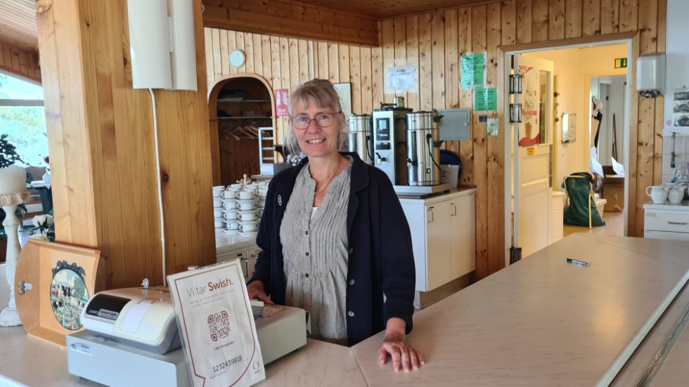Nu har Therese Ek Sandberg stängt Café Kröngården för den här sommaren. Hon kan konstatera att de har haft gott om fikagäster även när vädret vart ostadigt.