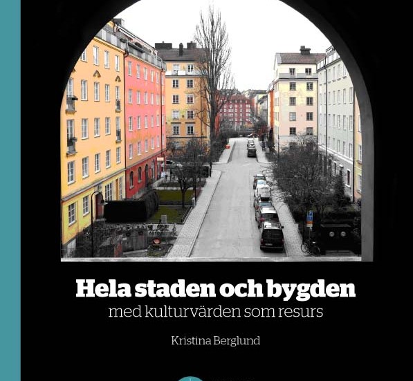 Omslaget till Kristina Berglunds bok med den underfundiga titeln "Hela staden och bygden."