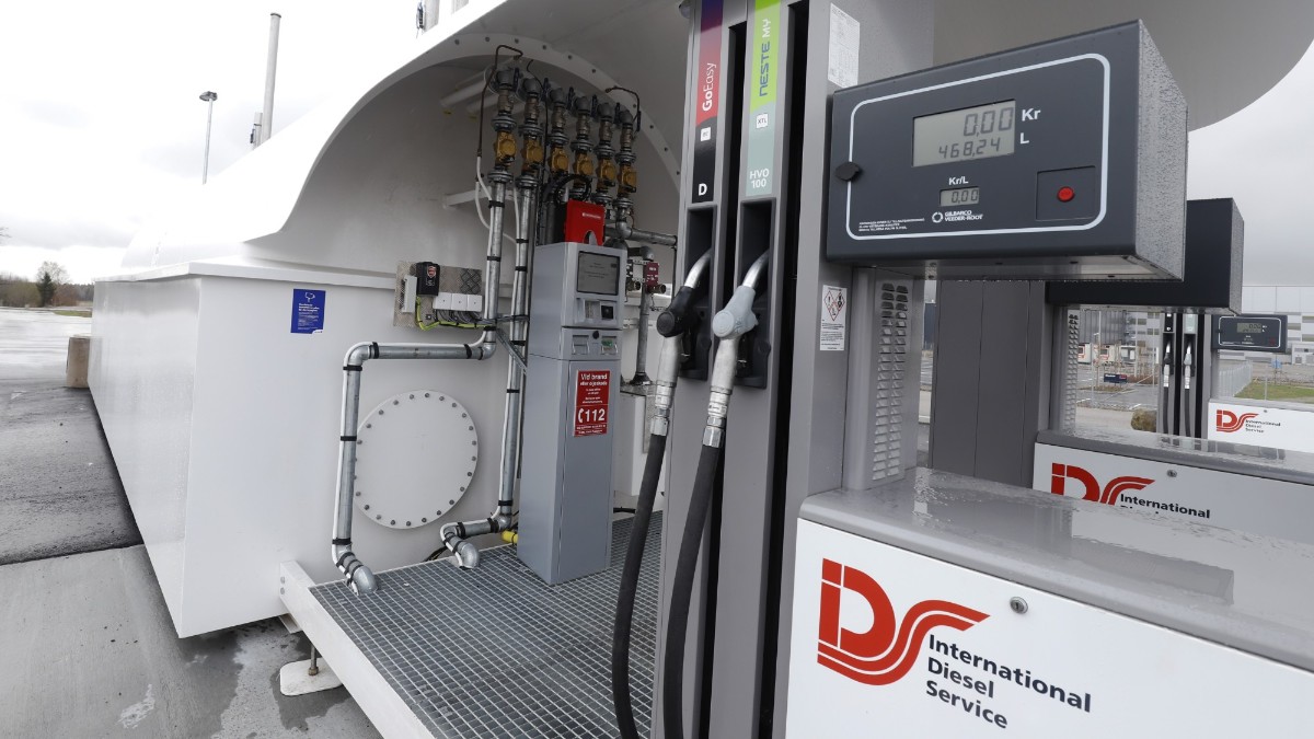 Ny satsning på miljödiesel för tunga fordon i Kjula