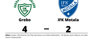 Tuff match slutade med seger för Grebo mot IFK Motala