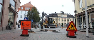 Störningar på Storgatan och Hamngatan nu – trafiken avstängd