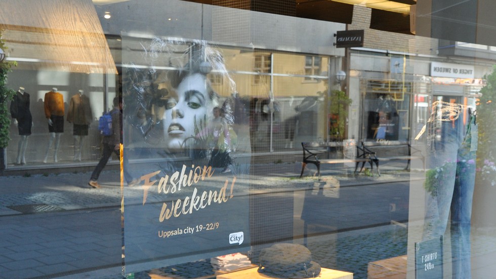 Butiksaktiviteter pågår i centrala Uppsala från och med torsdag till söndag under Uppsala fashion weekend.