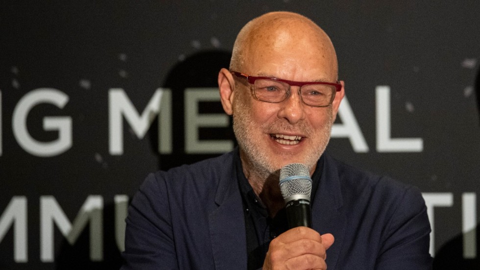 Brian Eno år 2019. Arkivbild.