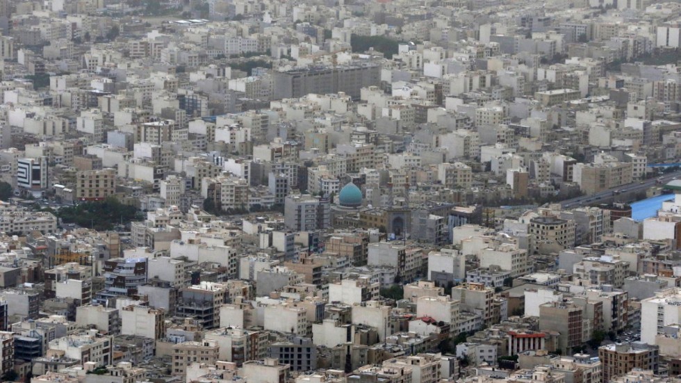 Arkivbild som visar centrala delar av Teheran.