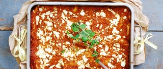 Middagstips: Krämig boursinlasagne med fräsch sallad