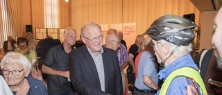 Göran Persson (S) på Katrineholmsbesök – håller fast vid solidaritet