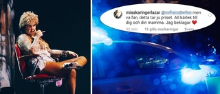 Kvinna misshandlad under Mia Skäringers föreställning – får stöd av stjärnkomikern